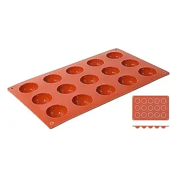 Forma na pečení Silikonová forma na pečení, půlkulatá, průměr 4 cm | CONTACTO 6630/415