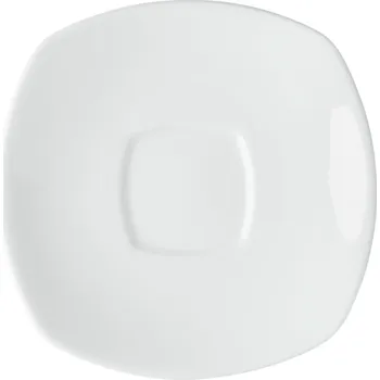 Podšálek k šálku na kávu Bali, 15x15 cm - bílá