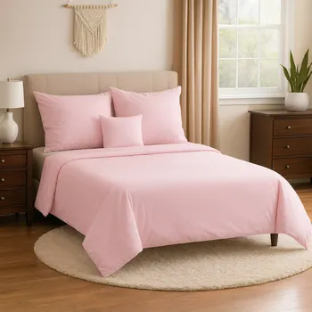 Povlečení Francouzské ložní povlečení - Světle růžové-Sale