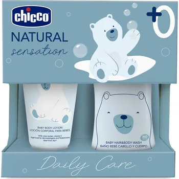 Kosmetická sada CHICCO Set dárkový kosmetický Natural Sensation - Daily Care 0m+