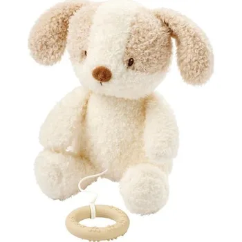 plyšák NATTOU Hračka plyšová hudební Teddy pejsek 24 cm