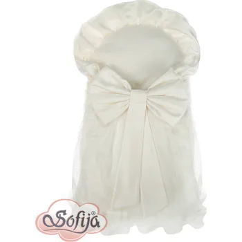 Zavinovačka SOFIJA SCARLET Luxusní saténová zavinovačka smetanová