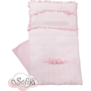 SOFIJA ANASTAZJA Set do postýlky 5-dílný s kamínky Pink - Růžová