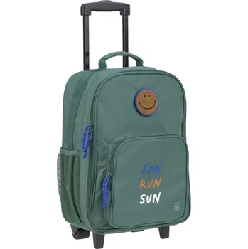 Dětský batoh Lässig KIDS Trolley Little Gang dark green dětský kufr 22l