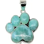 Larimar přívěsek tlapička v AA kvalitě