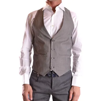 Pánská vesta Pánská vesta Eleventy Gilet Eleventy bílá | šedá 3457907