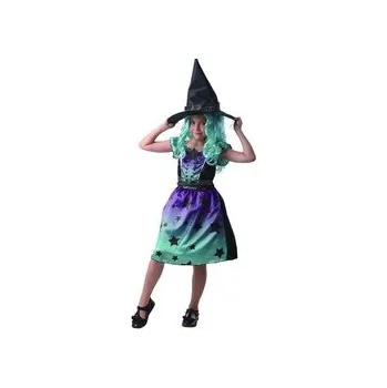 Šaty na karneval - čarodějnice, 110 - 120 cm (cs, Staň se hvězdou karnevalu)