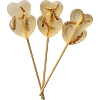 Sušené maso Grig Lízátko s červíky 22 g