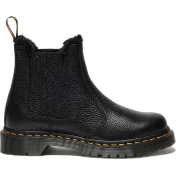 Dámská zimní obuv Kožené kotníkové boty Dr. Martens 2976 Leonore II dámské, černá barva, na platformě, lehce zateplené, DM41416001 99X, EUR 40