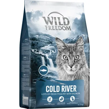 Krmivo pro kočku 6,5kg Wild Freedom Adult "Cold River" losos - bez obilovin granule pro kočky