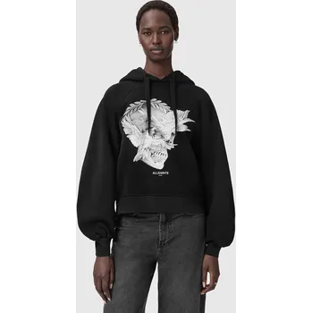 Pánská mikina Mikina s bavlnou AllSaints W092JD černá 99X, vel. XS