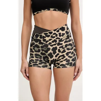 Dámské kraťasy Tréninkové šortky P.E Nation Wander 3 254S038.LEOP hnědá 88X, vel. XS