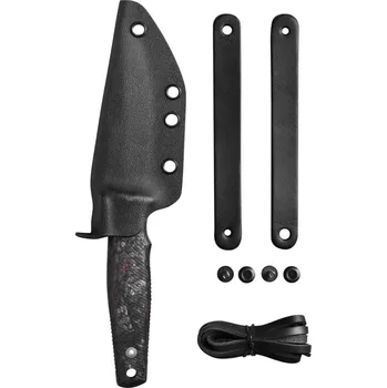 Pouzdro na nůž MKM TPF Defense kydexové pouzdro Kožené šňůrky pro nošení na opasku Kydex MK KSTPFD