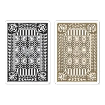 Pexeso Black & Gold Premium Plastic Playing Cards (Peter Pauper Press)(Hra)