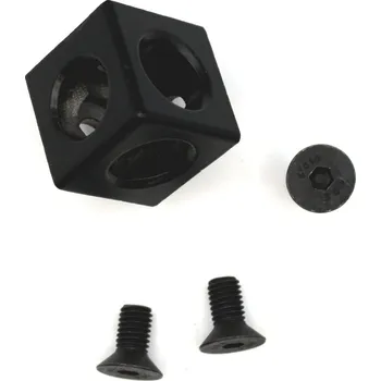 Vývojová deska Kostka pro hliníkové profily 30x30 - rohový pravoúhlý spoj