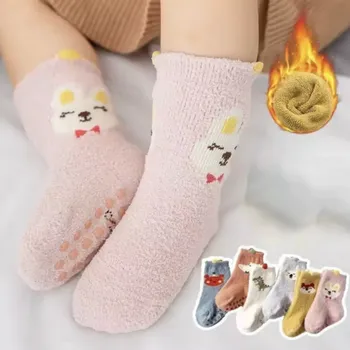 Dámské ponožky Protiskluzové flísové ponožky - KRÁLÍK - (24-36 m) M (Značka: LOVE KIDS)