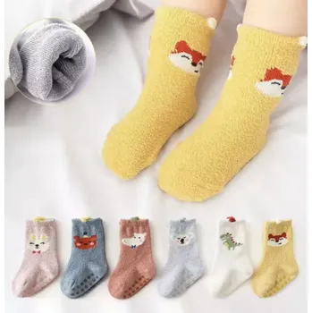 Dámské ponožky Protiskluzové flísové ponožky - LIŠKA - (24-36 m) M (Značka: LOVE KIDS)