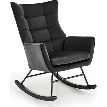 Křeslo Houpací křeslo Bazalto černé