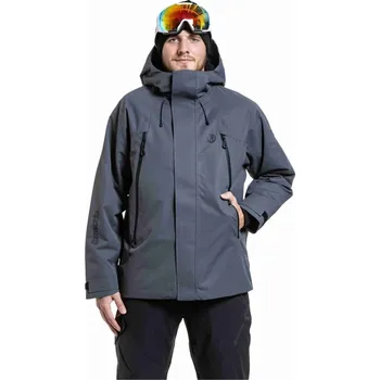 Meatfly pánská SNB & SKI bunda Acha Grey Dark | Šedá | Velikost S