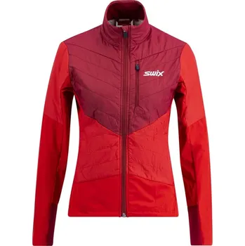 Oblečení a móda Swix Dynamic Hybrid Insulated Jacket W - Rhubarb red/Swix red L
