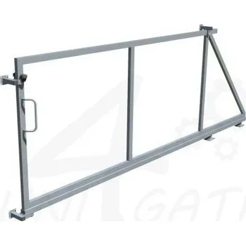 brána Posuvná samonosná brána bez sloupků - 4000 x 2000 mm