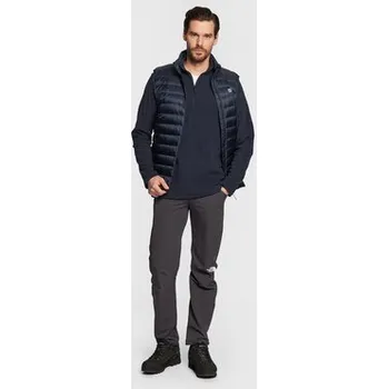 Pánská mikina Jack Wolfskin Fleecová mikina Taunus 1709522 Tmavomodrá Regular Fit XL