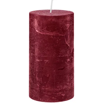 Svíčka Svíčky Garland, 8x15 cm - bordó