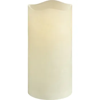 Svíčka LED svíčka Gardis, 10x20 cm - krémová bílá