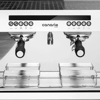 Kávovar Automatický dvojskupinový kávovar, bílý | CANARIO CAFE CC030