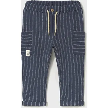 Chlapecké kalhoty Dětské bavlněné kalhoty Mayoral 1584.3F.Baby.PPYA námořnická modř 59X, vel. 80