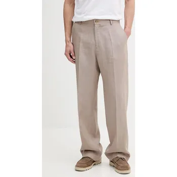 Pánské kalhoty Lněné kalhoty Liu Jo QA5265.T4346 béžová 01A, vel. 50