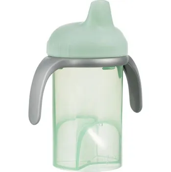 dětská jídelní sada DIFRAX Dětský hrneček s tvrdým pítkem Mint