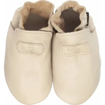 Capáčky BOUMY & LAMBSKIN Insole OFF WHITE Zimní capáčky s kožešinou Béžové (17/S)