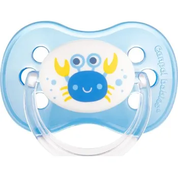 dudlíky CANPOL BABIES C 22/415 Dudlík šidítko 18m+ silikonový třešinka LOVE&SEA - Modré