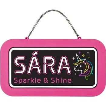 Albi Neonová cedulka se jménem - Sára NEO
