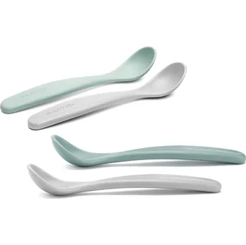 Příbor SUAVINEX Ergonomicky tvarované Lžičky FOREST 2 ks - Zelené