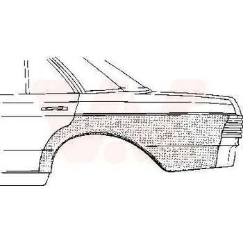 Příslušenství karosérie Boční stěna VAN WEZEL 3010143