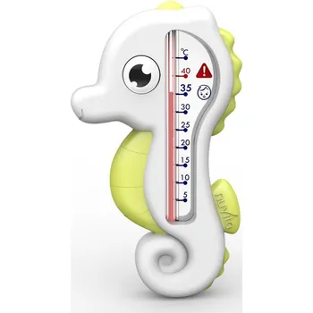 Koupání kojence NUVITA Teploměr do vany mořský koník - zelený