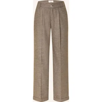 Dámské kalhoty Cartoon Dámské Kalhoty Marlene, tmavě hnědá / béžová, 42