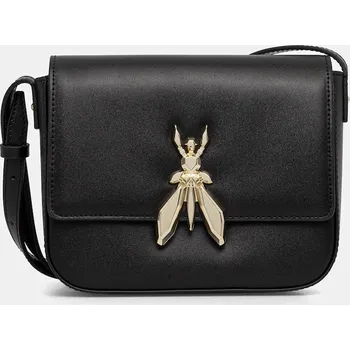 Kabelka Kožená kabelka Patrizia Pepe černá barva, 8B0303 L061 8B0303.L061 99X, vel. ONE SIZE