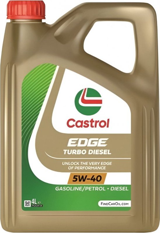 Castrol EDGE Turbo Diesel 5W-40 – Objem: 4L