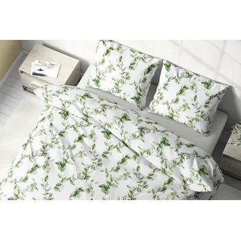 Povlečení Podpěrová s.r.o. Flanelové povlečení EUKALYPTUS Velikost: 200x200 cm (1 ks), 70x90 cm (2 ks) ŠEV na peřině