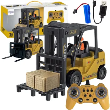 RC model auta Woopie WOOPIE Dálkově ovládaný RC vysokozdvižný vozík 2 v 1 - měřítko 1:24