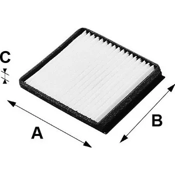 Ventilátor topení a klimatizace Filtr, vzduch v interiéru VALEO 698146