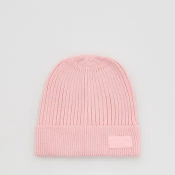 Čepice Reserved - Úpletová čepice s příměsí viskózy - pastelově růžová - 678GT-03X - 678GT-03X-9Y1