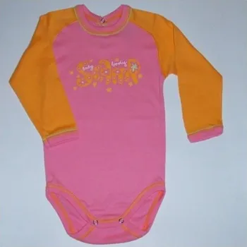 Kojenecký body SCAMP Body DL.R Raglan SCAMP růžovo-oranžový vel. 56cm