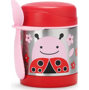 Termoska SKIP HOP Zoo Termoska na jídlo se lžičkou/vidličkou Beruška 325 ml, 3r+