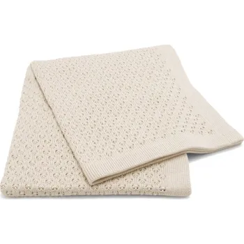 Dětská deka Lumima MIMMI Dětská letní pletená deka 90x80cm Kapucín