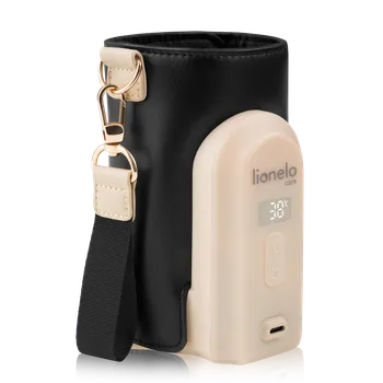 LIONELO THERMUP GO EVO Black Gold Ohřívač lahví USB-C