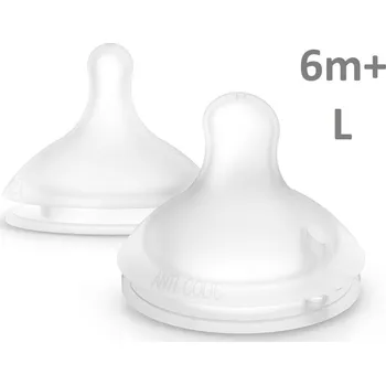 Savička SUAVINEX Savička SX PRO Fyziologická MF L-SILNÝ PRŮTOK-KAŠE 2 Kusy, 6m+